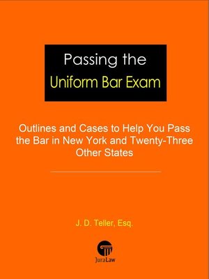 cover image of Passing the Uniform Bar Exam